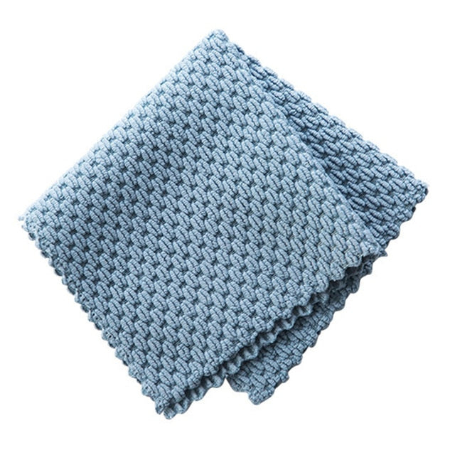 Anti Grease Microfiber Cleaning Cloth