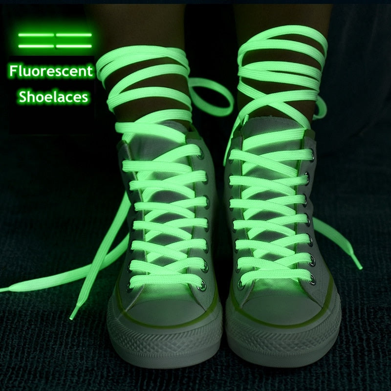 3 Pairs pack of white fluorescent shoelaces